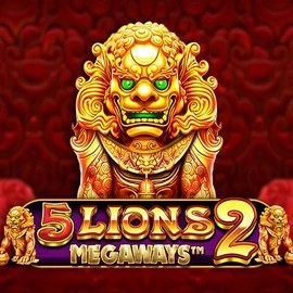 Slots logo of 5 Lions Megaways 2 from Pragmatic Play at SkyHills Casino
