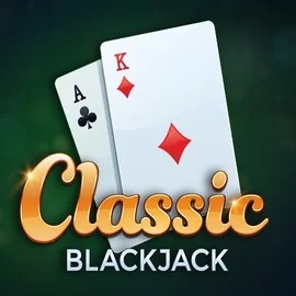 Classic Blackjack slot visual from Red Tiger Gaming available on skyhillsonlinecasino.com
